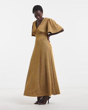 Twisted Wunder Ziggy Galaxy Foil Maxi Dress