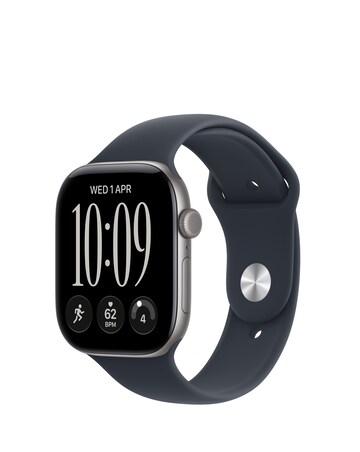 Apple Watch Series 12 GPS 46mm - Space Grey Aluminium/Navy Blue Sport Band - S/M