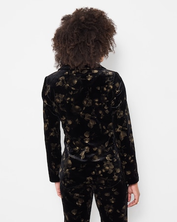 Joe Browns Golden Florals Printed Velvet Jacket