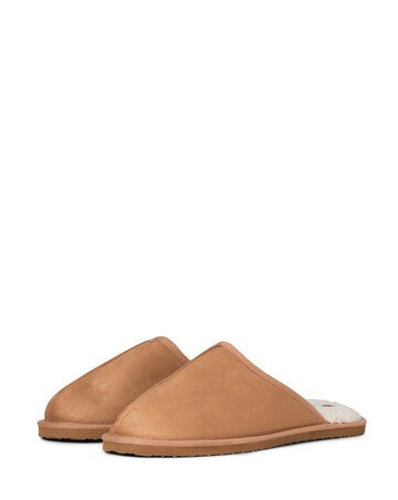 Jack & Jones Dudely Microfibre Mule Slipper - Brown