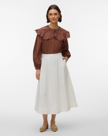 Vero Moda Lilo Collar Woven Blouse