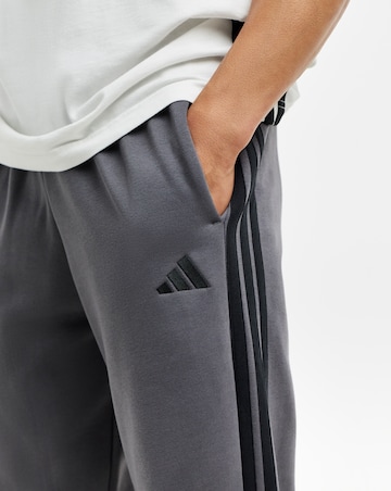 adidas 3 Stripes Fleece Cuffed Joggers
