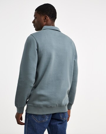 1/4 Zip Sweat Polo Regular Fit Long