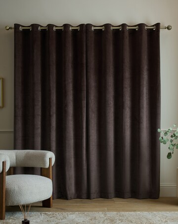 Catherine Lansfield Super Thermal Blackout Matt Velour Curtains