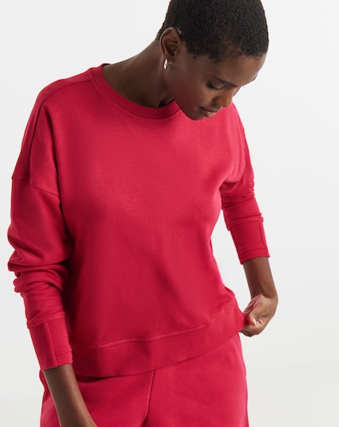 Sweaty Betty After Class Crop Sweatshirt