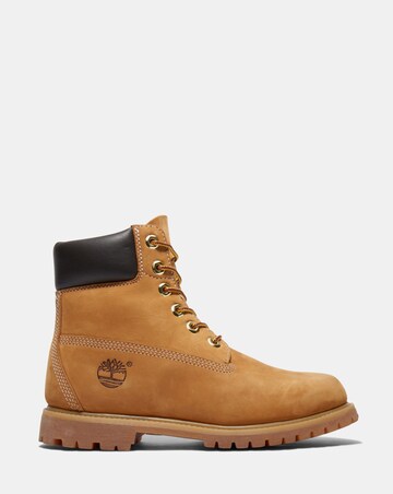Timberland Wheat Premium 6 Inch Lace Up Boots - Standard Fit (D)