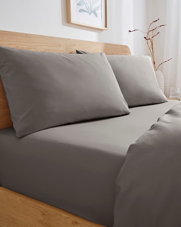 Easy Care Cotton Blend 38cm Extra Deep Fitted Sheet