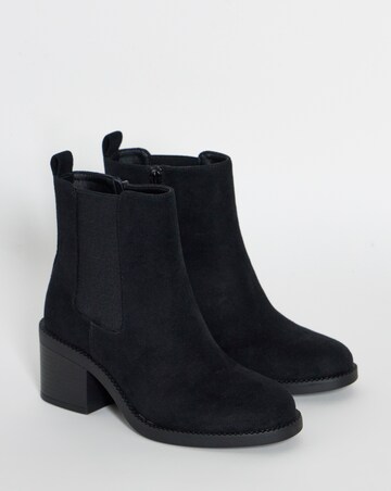Aisha Block Heel Chelsea Ankle Boots - Extra Wide Fit (EEE)