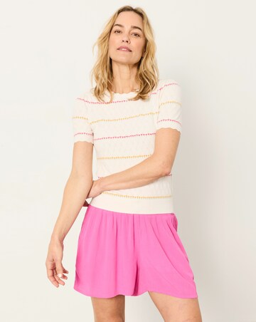 Fatface Fleur Stripe Tee