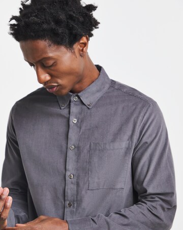 Long Sleeve Cord Pocket Shirt