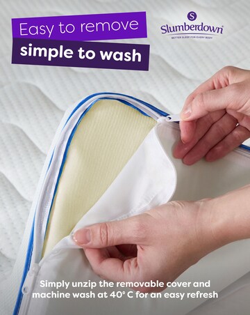 Slumberdown Sleep Soundly Memory Foam Gel 5cm Mattress Topper