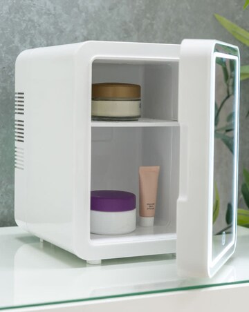 ValueLights 4L Portable Mini Beauty Fridge with LED Mirror