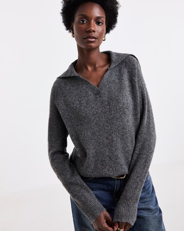 Open Collar Jumper