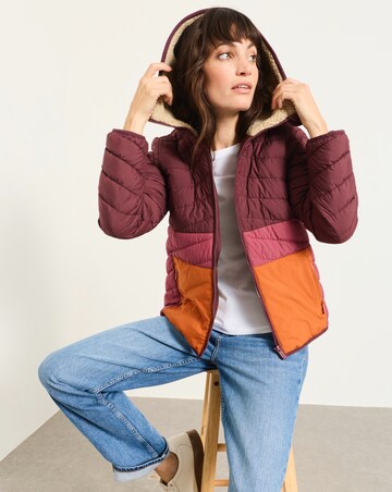 Fatface Erica Puffer Colour Block