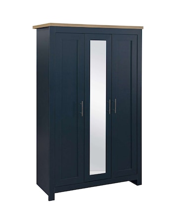 Highgate 3 Door Wardrobe With Mirror