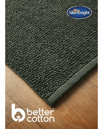 Silentnight Textured Knot Cotton Bath Mat