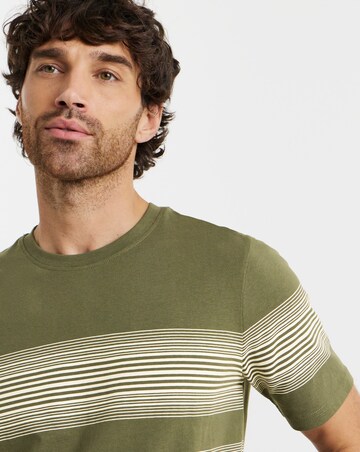 Placement Stripe T-Shirt Long