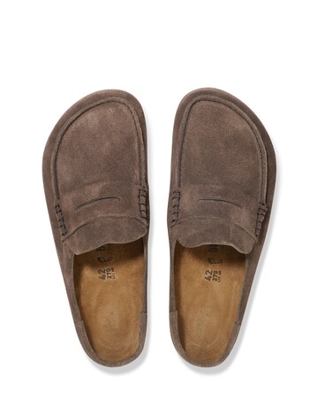 Birkenstock Classic Suede Naples Wrapped Loafer - Concrete Grey