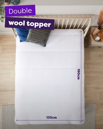 Slumberdown Wonderful Wool Mattress Topper
