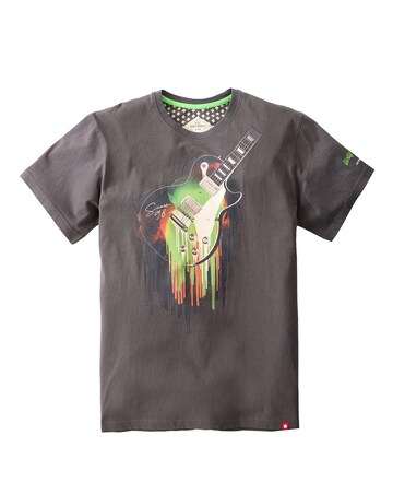 Joe Browns Hot Sounds Guitar T-Shirt - Charcoal