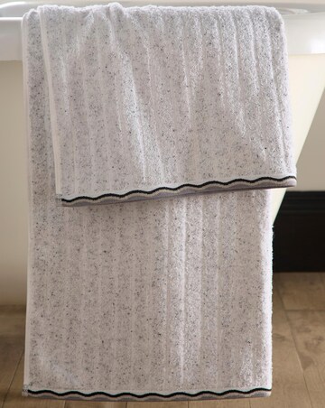 Fusion Speckle Rib Bath Towel