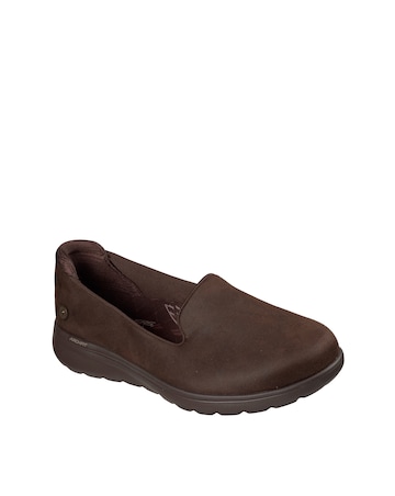 Skechers Chocolate Arch Fit N Joy Lite Ultra Go Loafers - Standard Fit (D)