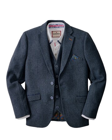 Joe Browns Charming Herringbone Blazer - Navy
