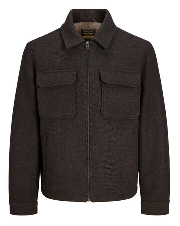 Jack & Jones Premium Wakefield Wool Blend Jacket - Chocolate