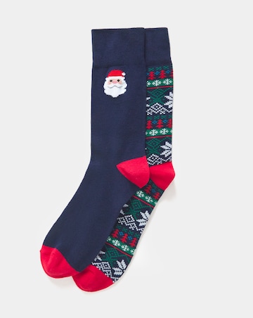 2 Pack Novelty Christmas Socks