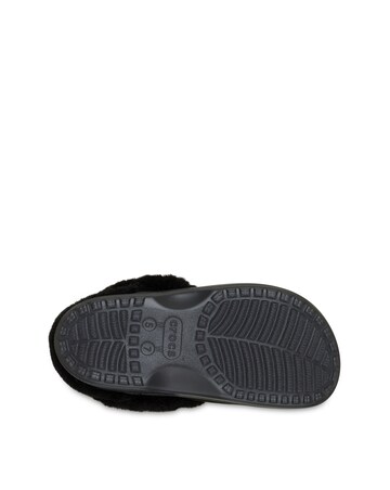 Crocs Black Classic Unfurgettable Vegan Suede Clog - Standard Fit