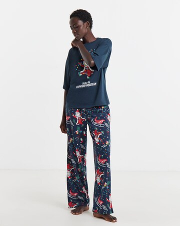 Pretty Secrets Western Santa Family Pyjamas - Womens