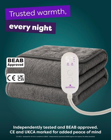 Slumberdown Elegantly Warm Luxury Heated Throw