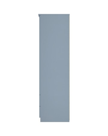 Haydn Ready Assembled 2 Door 2 Drawer Mirrored Wardrobe - Kids
