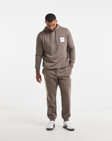 Jack & Jones Lock Sweat Hoodie and Pants Set - Brown