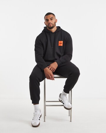 Jack & Jones Lock Sweat Hoodie and Pants Set - Black