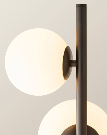ValueLights Marlow Matte Black Multi Arm Floor Lamp