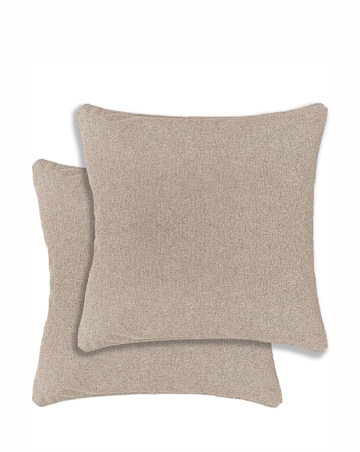 Dallas Textured Weave Pair of Cushion Covers