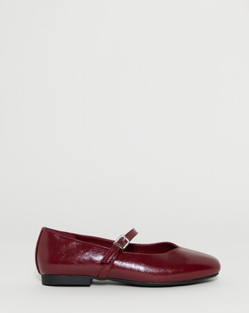 Morgan Classic Flat Mary Jane Shoes - Wide Fit (E)