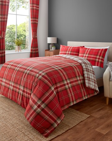 Catherine Lansfield Kelso Check Duvet Cover Set