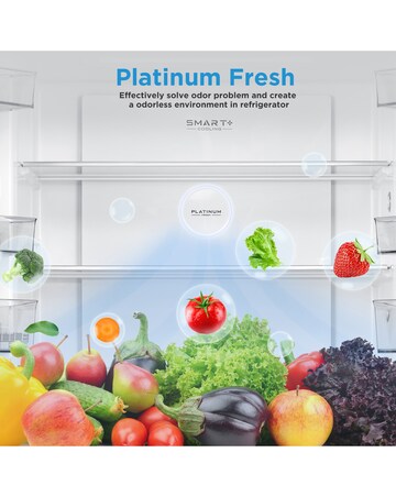 Midea Multi-Door Fridge Freezer - Inox
