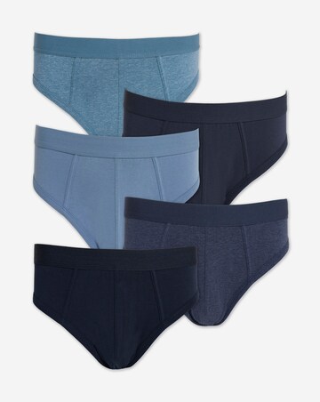 5 Pack Blue Mix Briefs