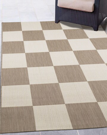 County Chequer Indoor/Outdoor Rug