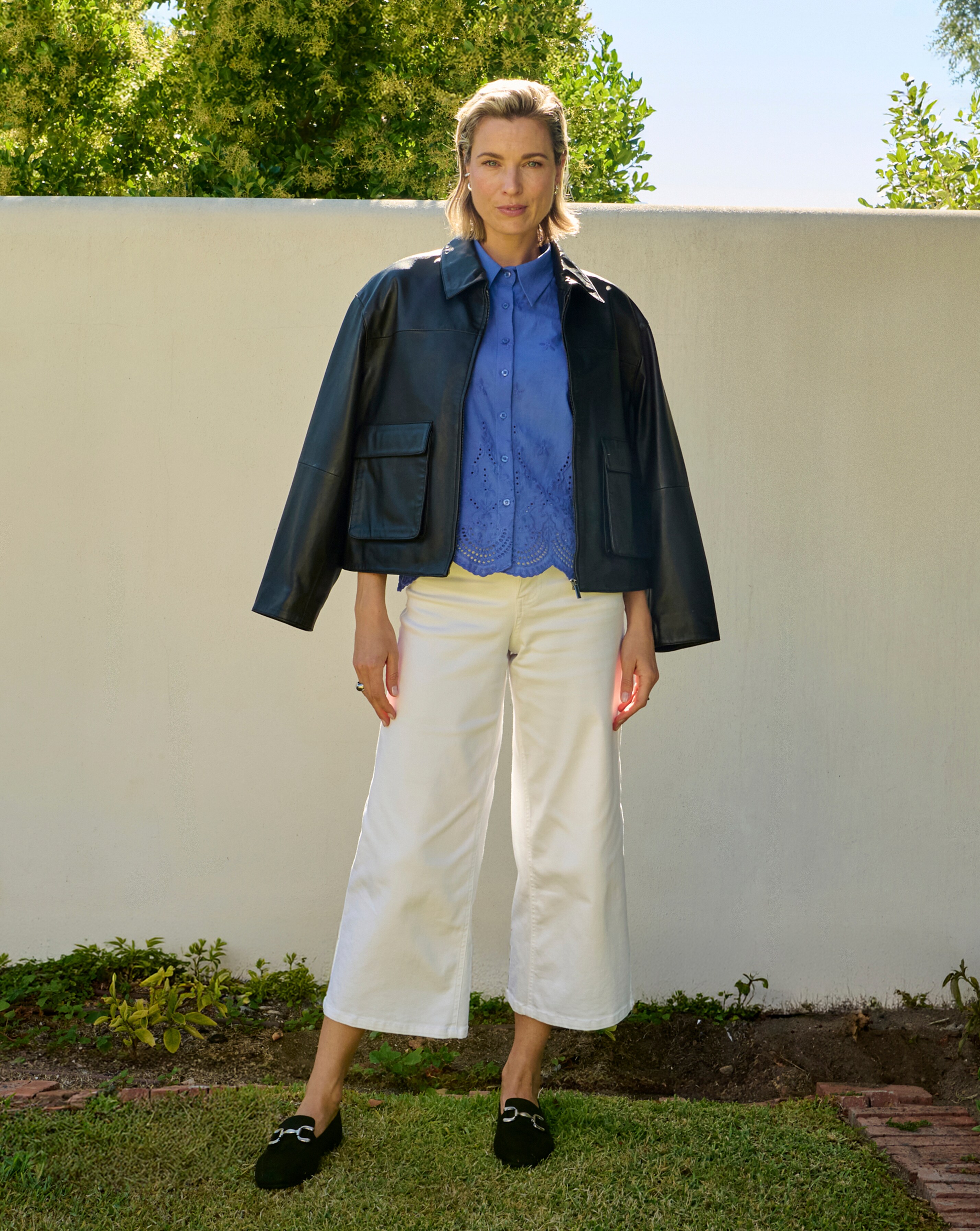 Anthology Leather Trucker Jacket | Ambrose Wilson