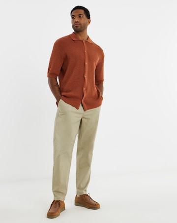 Only & Sons Sean Kitted Polo - Rust