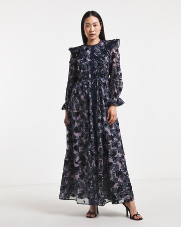 Ted Baker Alexieh Ruffle Floral Maxi Dress