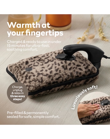 Carmen Spa Rechargeable Hot Water - Leopard