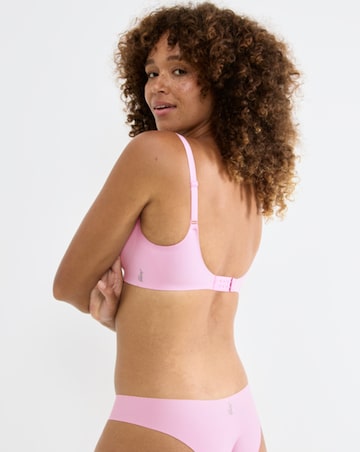 Sloggi Zero Feel The Up Plunge Bra Pink