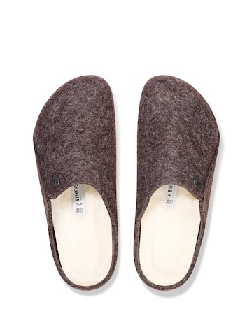 Birkenstock Zermatt Shearling Wool Felt Mules - Standard Fit (D)