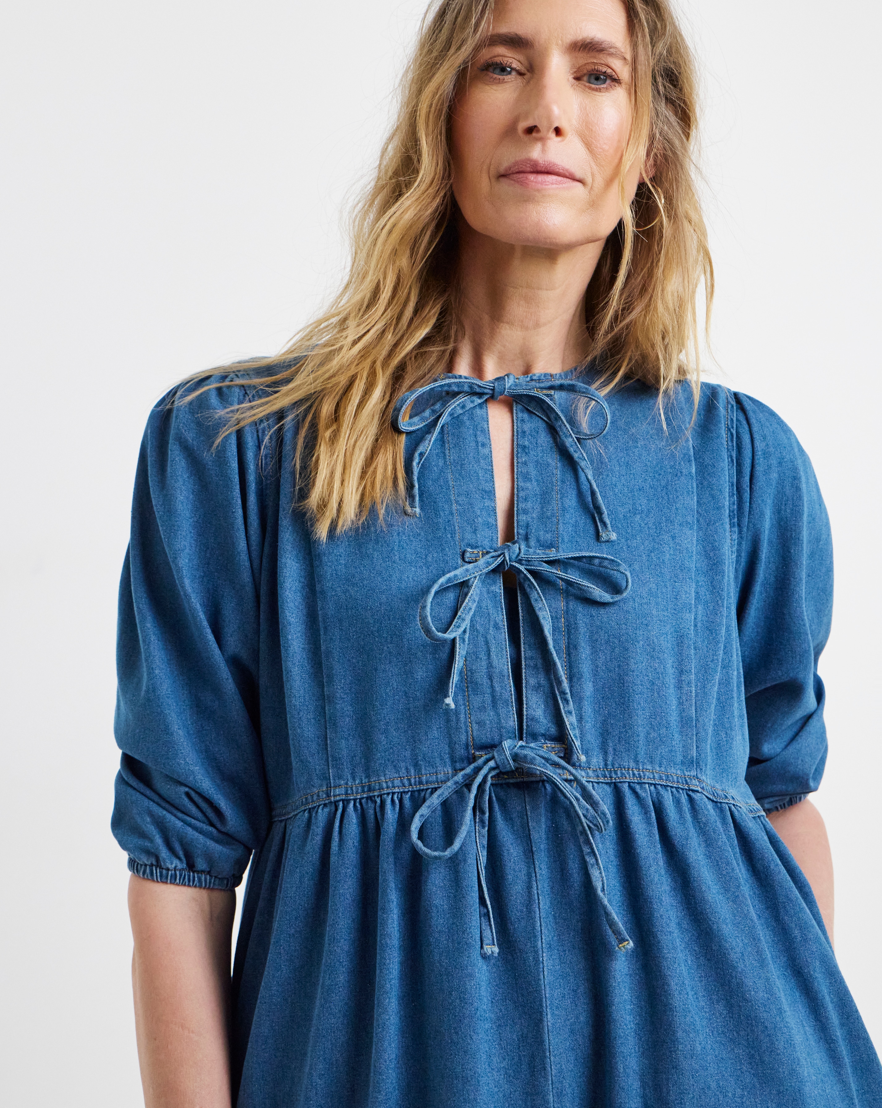 soor ploom Tippi Pinfore（Light Denim） キッズ服(100cm~) Soor