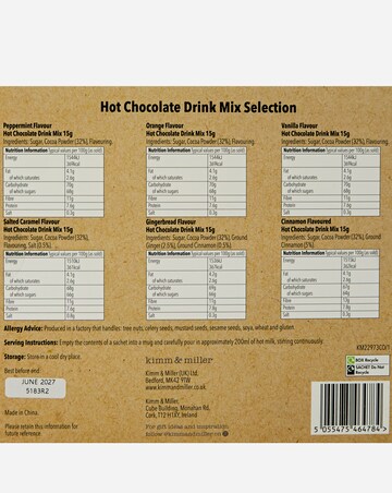 Gingerbread Kitchen Hot Chocolate Selection